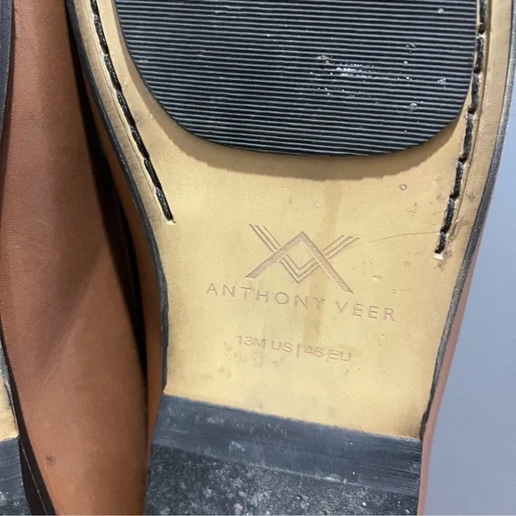 Anthony Veer Brown Loafers shoes Sz 13 (46) - Picture 6 of 11